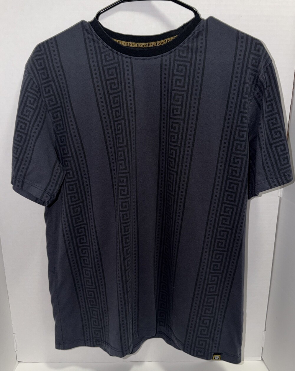 Level Ten Couture Black Men's T-shirt With Short Sleeves Size: L